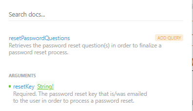 Add Query Button